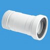 Click for McAlpine Plumbing WC 4"/110mm Toilet Pan Flexible Connector 160mm.