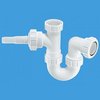 Click for McAlpine Plumbing 1 1/2" Sink Trap With Horizontal Inlet.