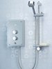 Click for Mira Azora 9.8kW Electric Shower. Thermostatic With Frosted Glass Front.