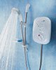 Click for Mira Power Showers Mira Extreme Thermostatic in white and chrome.