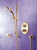 Click for Mira Fino Concealed Thermostatic Shower Kit and Slide Rail in Gold.