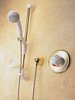 Click for Mira Combiforce 415 Concealed Shower Kit with Slide Rail in White & Gold.
