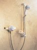 Click for Mira Combiforce 415 Exposed Shower Kit with Slide Rail in White & Gold.