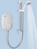 Click for Mira Vigour Manual Power Shower (White & Chrome).