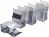 Click for Crown Radiators 4 x Horizontal Radiator Brackets (High Gloss Silver).