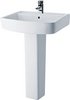 Click for Crown Ceramics Bliss 600mm Basin & Pedestal (1 Tap Hole).