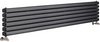 Click for Crown Radiators Ricochet Horizontal Radiator (Anthracite). 1750x354mm.