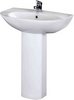 Click for Crown Ceramics Knedlington 600mm Basin & Pedestal (1 Tap Hole).