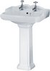 Click for Crown Ceramics Legend 580mm Basin & Pedestal (2 Tap Holes).