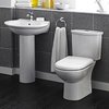 Click for Crown Ceramics Otley 4 Piece Bathroom Suite With Toilet & 600mm Basin.