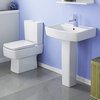 Click for Crown Ceramics Bliss 4 Piece Bathroom Suite With Toilet & 600mm Basin.
