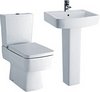 Click for Crown Ceramics Bliss 4 Piece Bathroom Suite With Toilet & 520mm Basin.