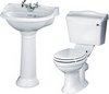 Click for Crown Ceramics Ryther 4 Piece Bathroom Suite With 600mm Basin (1 Tap Hole).