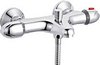 Click for Crown Taps Wall Mounted Thermostatic Bath Shower Mixer Tap.