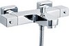 Click for Crown Taps Modern Wall Mounted Thermostatic Bath Shower Mixer Tap.