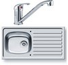 Click for Pyramis Kitchen Sink, Waste & Tap. 940x490mm (Reversible).
