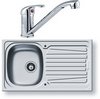 Click for Pyramis Sparta Kitchen Sink, Waste & Tap. 860x500mm (Reversible).