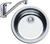 Click for Pyramis Round Kitchen Sink, Waste & Tap. 450mm Diameter.