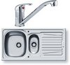 Click for Pyramis Sparta Kitchen Sink, Tap & Waste. 1000x500mm (1.5 Bowl).