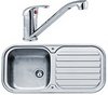 Click for Pyramis Kitchen Sink, Tap & Waste. 960x480mm (Reversible, Deep Bowl).
