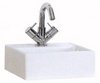 Click for Shires Square Teorema Free-Standing Basin, 1 Tap Hole. 300x300x110mm.