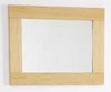 Click for daVinci Maple bathroom mirror. Size 500x450mm.