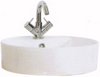 Click for Shires Round Geo Free-Standing Basin, 1 Tap Hole. 460x128mm.