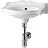 Click for Arcade 2 Tap Hole Wall Hung Cloakroom Basin. 375 x 280mm.