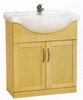 Click for daVinci 750mm Maple Vanity Unit with one piece ceramic basin.