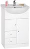 Click for daVinci 550mm Contour Vanity Unit with drawers and one piece ceramic basin.