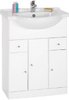 Click for daVinci 650mm Contour Vanity Unit with drawers and one piece ceramic basin.