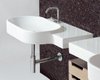 Click for Flame 1 Tap Hole Oval Wall Hung Basin. 880 x 500mm.