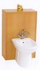 Click for daVinci Monte Carlo complete back to wall bidet set in beech.