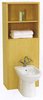 Click for daVinci Monte Carlo complete back to wall bidet set with shelves in maple.