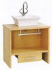 Click for daVinci Troy large maple stand and freestanding basin, drawer & towel rail.