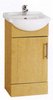 Click for daVinci 450mm Birch Vanity Unit with one piece ceramic basin.