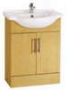 Click for daVinci 650mm Birch Vanity Unit with one piece ceramic basin.