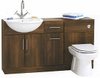 Click for daVinci Deluxe wenge bathroom furniture suite.  1400x810x300mm.