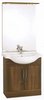 Click for daVinci 750mm Wenge Vanity Unit with ceramic basin, mirror and lights.