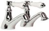 Click for Ultra Bloomsbury Bath taps (Pair, Chrome)