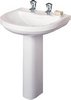 Click for RAK Charlton 2 Tap Hole Basin & Pedestal. 550mm.