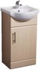 Click for Roma Furniture 450mm Beech Vanity Unit, Ceramic Basin, Fully Assembled.