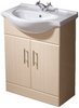 Click for Roma Furniture 650mm Beech Vanity Unit, Ceramic Basin, Fully Assembled.