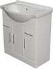 Click for Roma Furniture 750mm White Vanity Unit, Ceramic Basin, Fully Assembled.