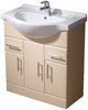 Click for Roma Furniture 750mm Beech Vanity Unit, Ceramic Basin, Fully Assembled.