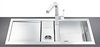 Click for Smeg Sinks 1.5 Bowl Low Profile Stainless Steel Sink, Left Hand Drainer.