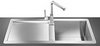 Click for Smeg Sinks 1.0 Bowl Stainless Steel Flush Fit Sink, Left Hand Drainer.