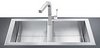 Click for Smeg Sinks 2.0 Bowl Stainless Steel, Low Profile Kitchen Sink.