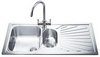 Click for Smeg Sinks 1.5 Bowl Stainless Steel Kitchen Sink With Right Hand Drainer.