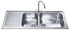 Click for Smeg Sinks 2.0 Bowl Stainless Steel Kitchen Sink With Left Hand Drainer.
